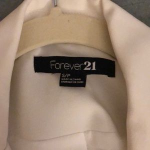 Forever 21 Jackets & Coats - Forever 21! Never worn! White two button blazer Forever 21 Jackets & Coats - Forever 21! Never worn! White two button blazer